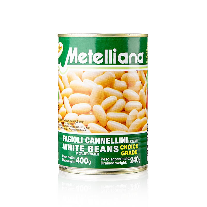 Cannellini Bohnen, weiß & klein, Metelliana, 410 g