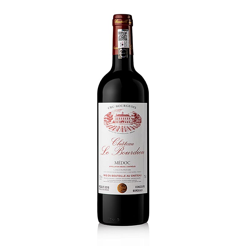2022er Rotwein AC, trocken, 13,5 % vol., Château Le Bourdieu, 750 ml