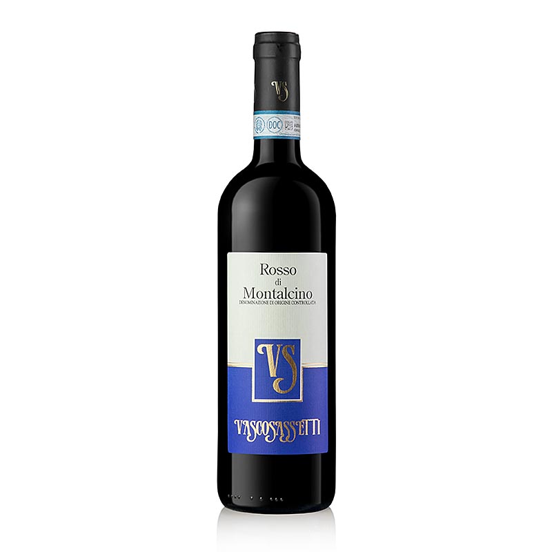2022er "Rosso di Montalcino" Rotwein DOC, trocken, 14 % vol., Vasco Sassetti, 750 ml