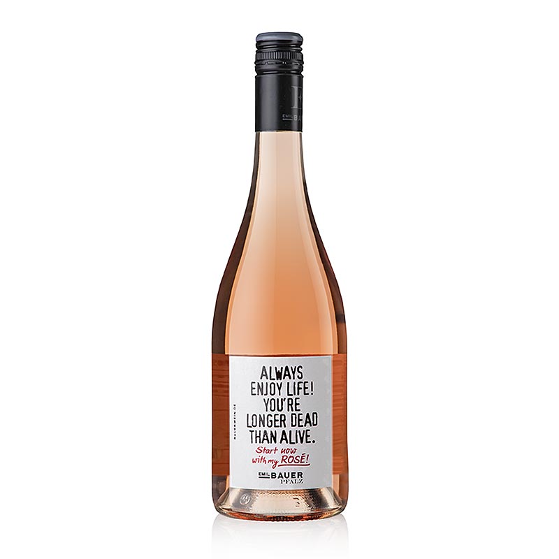 2025er "Always Enjoy" Rosewein QW, trocken, 12 % vol., Emil Bauer & Söhne, 750 ml