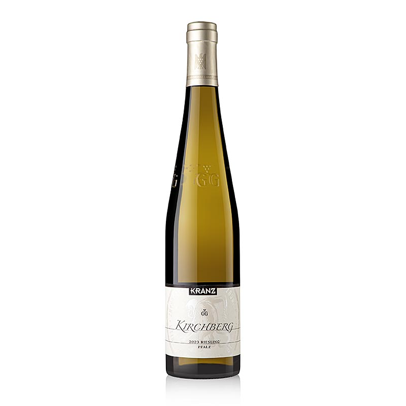 2023er Kirchberg Riesling GG QW, trocken, 12,5 % vol., Kranz, BIO, VEGAN, 750 ml