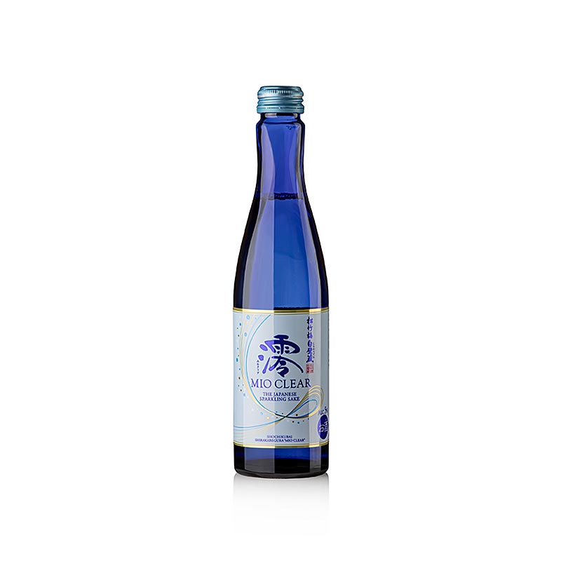 MIO CLEAR Sake Sparkling, Reiswein mit Kohlensäure, 5 % vol., TaKaRa, 300 ml