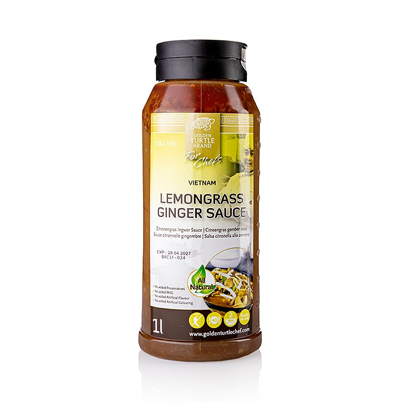 Zitronengras-Ingwer Saucen-Basis, Golden Turtle, 1 l