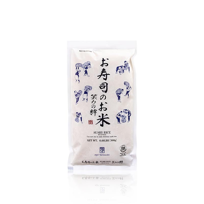 Emi no Kizuna Umami Reis, Rundkorn Sushi Reis, Agri Yamazaki, 300 g