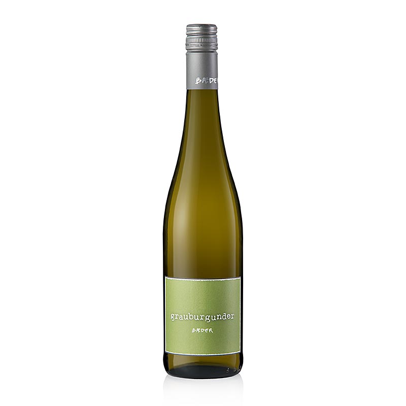 2025er Grauburgunder QW, trocken, 12 % vol., Baeder, BIO, 750 ml