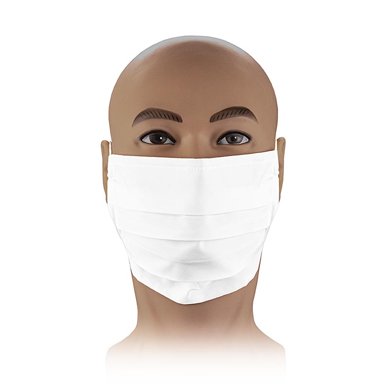 Mund-Nasen-Maske "Catus Face MP", weiß, Größe M, antiviral & antibakteriell, 1 St