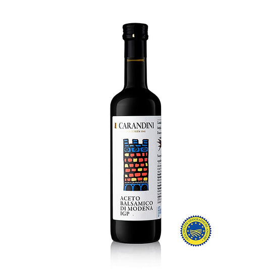 Carandini Aceto Balsamico di Modena g.g.A. Classico (bunte Burg, ehemals Ducale), 6 Monate, 500 ml