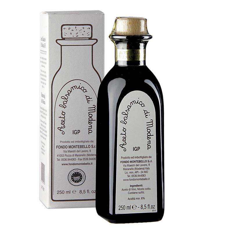 Aceto Balsamico di Modena g.g.A., FM 01, weißer Karton, 250 ml