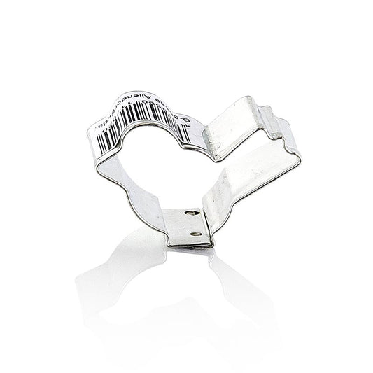 Ausstecher Vogel aus Metall, ca. 4,5 cm hoch, 1 St