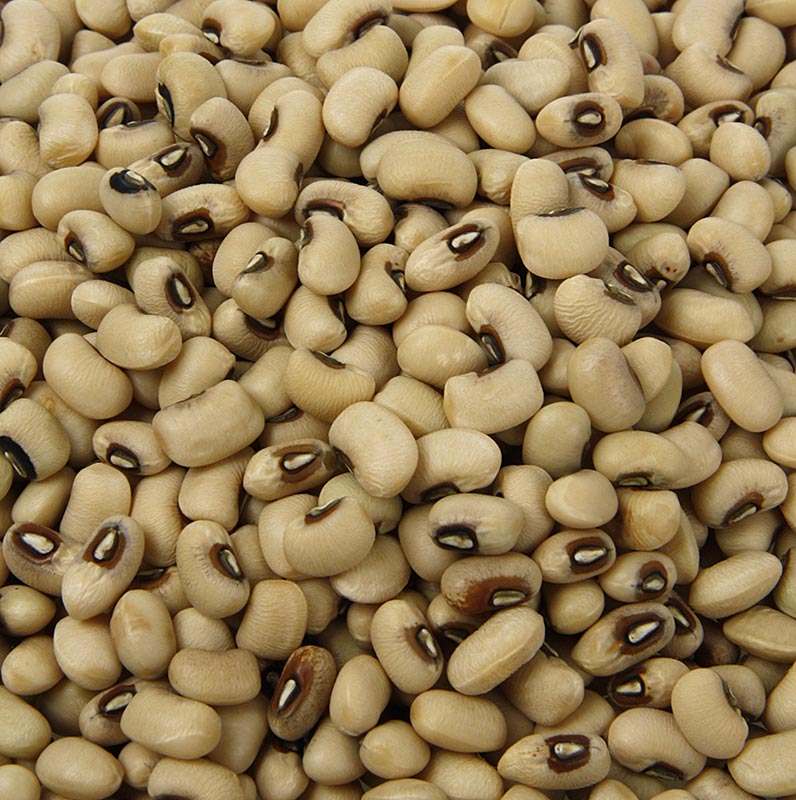 Bohnen, Black-Eye Beans - weiss mit schwarzen Augen, getrocknet, 500 g