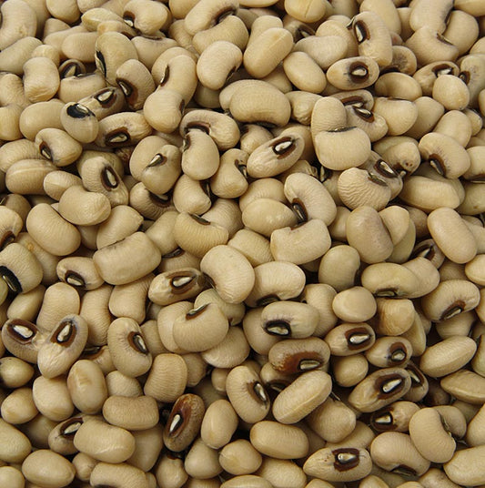 Bohnen, Black-Eye Beans - weiss mit schwarzen Augen, getrocknet, 500 g