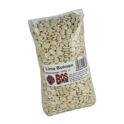 Bohnen, Lima Bohnen - Haricots de Lima, hell, getrocknet, 1 kg