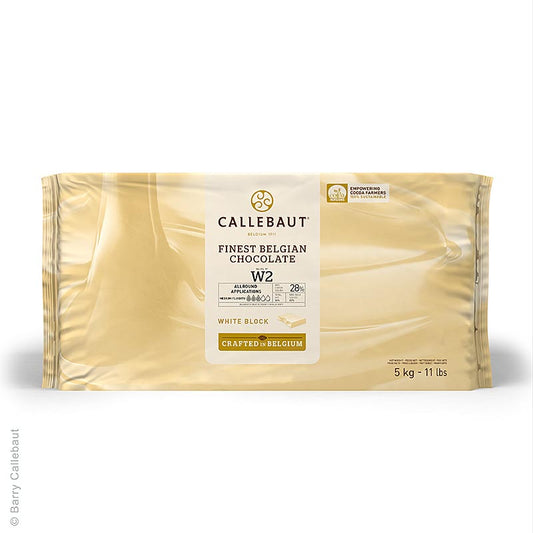 Weisse Schokolade, Block, 28% Kakaobutter, 22% Milch, 5 kg