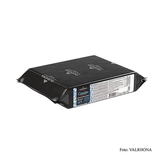 Valrhona Pur Caraibe "Grand Cru", dunkle Couverture, Block, 66% Kakao, 3 kg