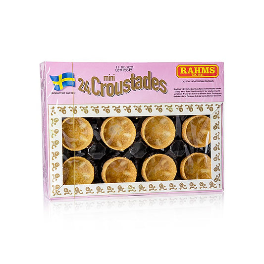 Mini-Croustaden, ø 3,8 cm, Mürbeteig, 50 g, 24 St