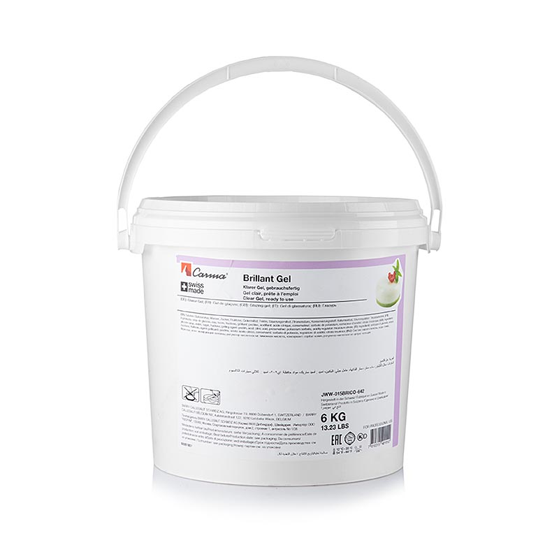 Brillant-Gel, klar, transparente Gelierung, kalt verwendbar, 6 kg