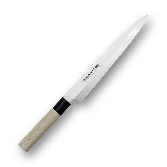 Global Bunmei 1804-210 Yanagi Sashimi Messer, Honoki Holzgriff, 21 cm, 1 St