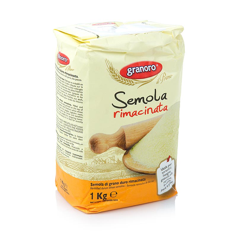 Hartweizengrieß, Semola rimacinata, Granoro, 10 kg, 10 x 1000g