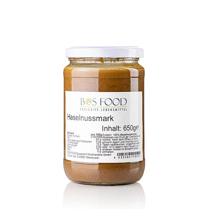 CHEF FOOD Haselnuss-Mark, 100% Mark ohne Zusatzstoffe, 650 g