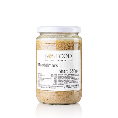 CHEF FOOD Mandel-Mark, 100% Mark ohne Zusatzstoffe, 650 g