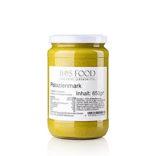 CHEF FOOD Pistazien-Mark, 100% Mark ohne Zusatzstoffe, 650 g