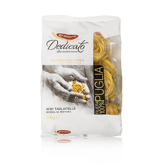 Granoro Tagliatelle, 6 mm, Bandnudelnester No.81, 500 g