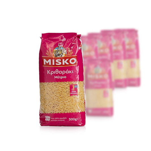 Barilla Hellas - Misko - Reiskornnudeln aus Griechenland, 10 kg, 20 x 500g