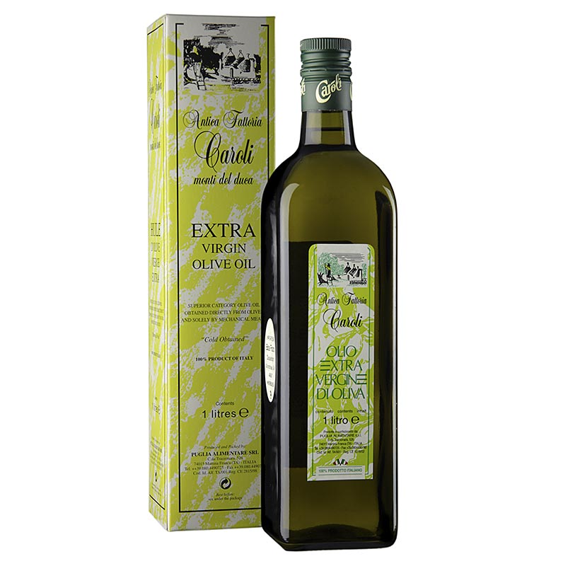 Natives Olivenöl Extra, Caroli "Antica Fattoria", 1. Pressung, 1 L