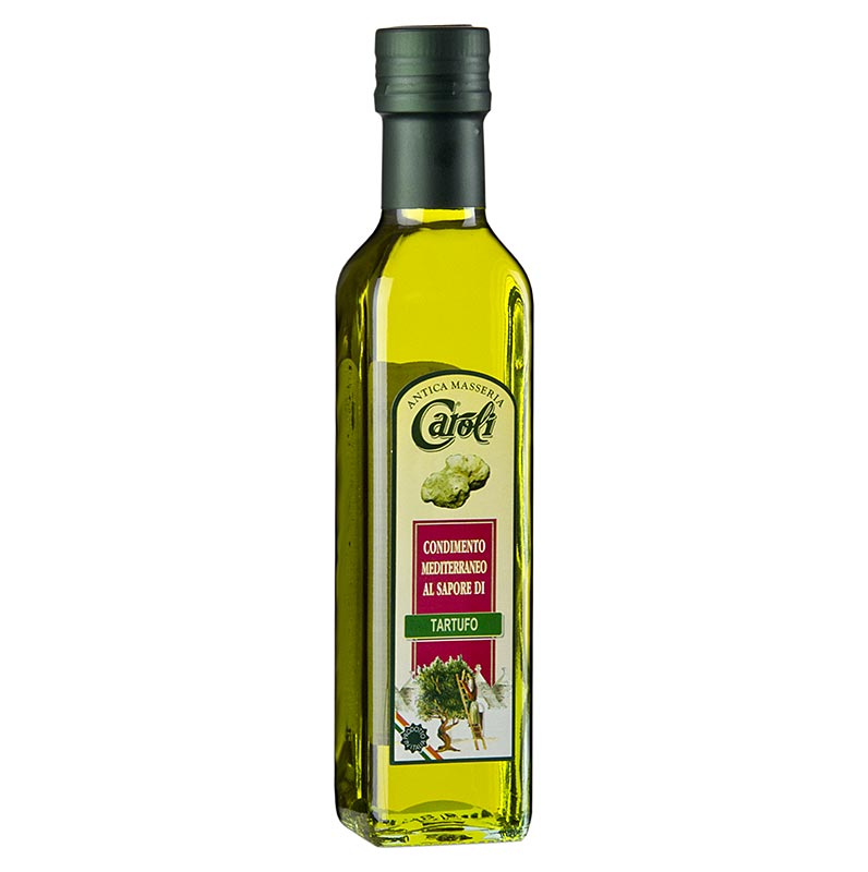 Natives Olivenöl Extra, Caroli mit weissem Trüffel-Aroma aromatisiert, 250 ml