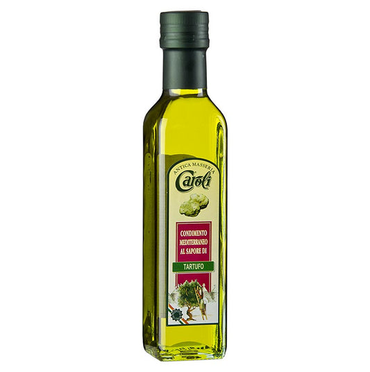 Natives Olivenöl Extra, Caroli mit weissem Trüffel-Aroma aromatisiert, 250 ml