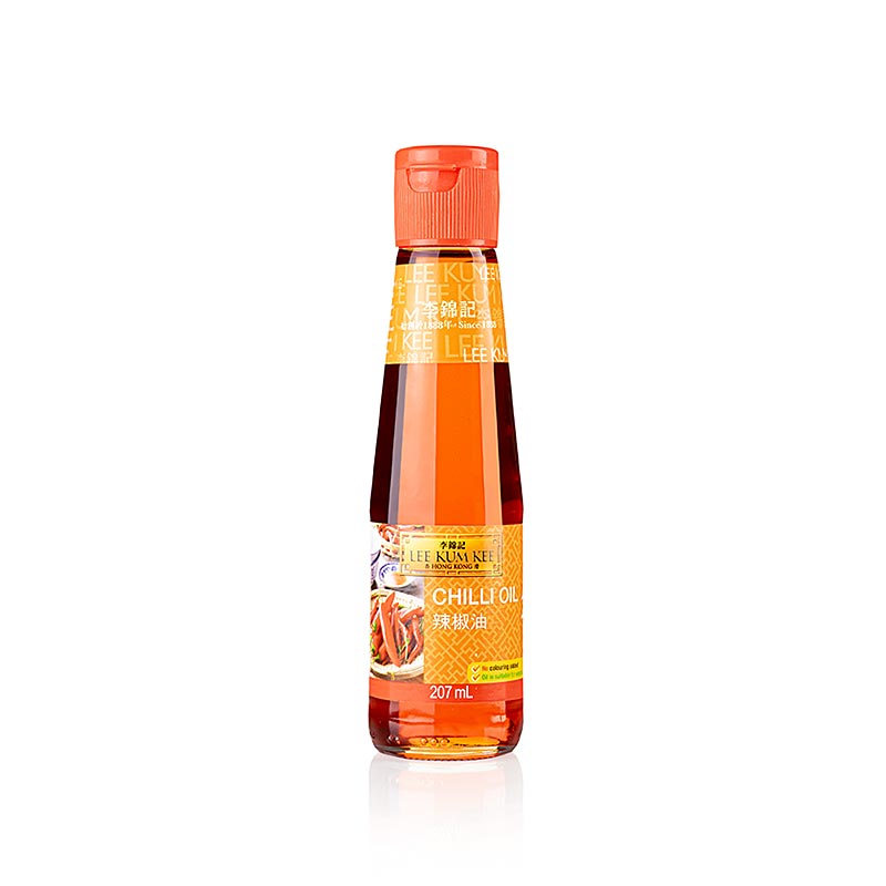 Chiliöl, Sojabohnenöl mit Chili, Lee Kum Kee, 207 ml