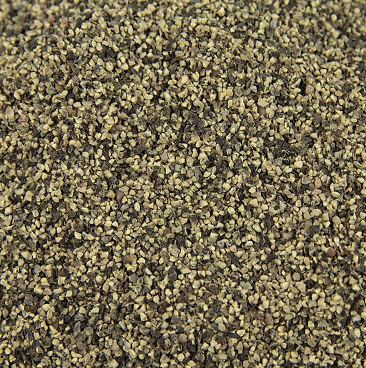 Pfeffer, schwarz, Granulat fein (geschrotet), 1 kg