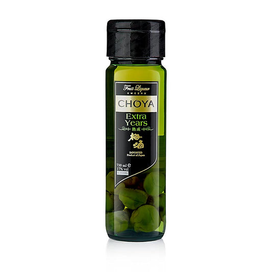 Pflaumen-Premium Likör - Umeshu Dento, mit ganzen Früchten, 17% vol., 700 ml