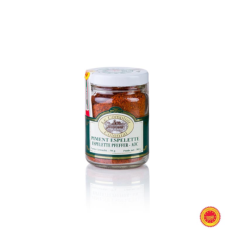 LE COMPTOIR COLONIAL - Piment d´Espelette g.U., der französische "Pfeffer", Chilipulver, 50 g
