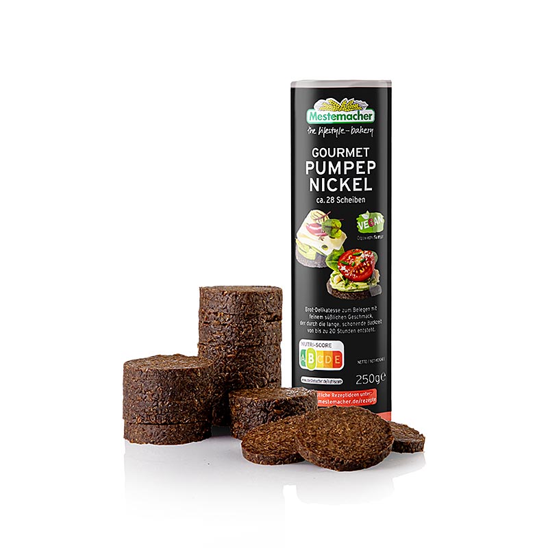 Pumpernickel - Amuse-Bouche, runde Scheiben, 250 g, 28 St