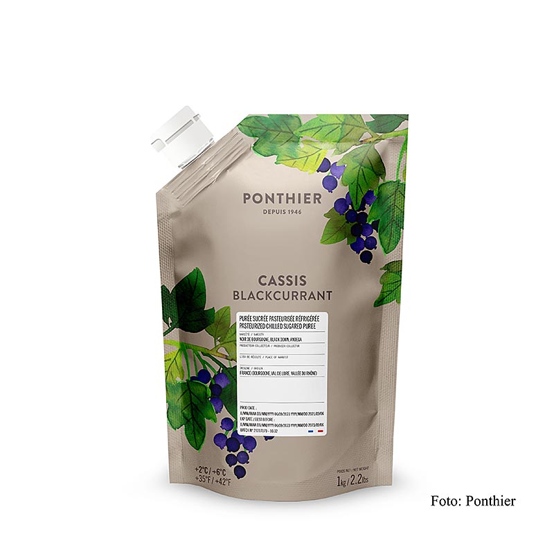 Cassis, mit Zucker, 1 kg