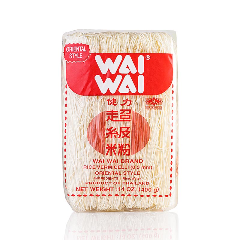 Reis-Vermicelli, fein (Glasnudeln), 400 g