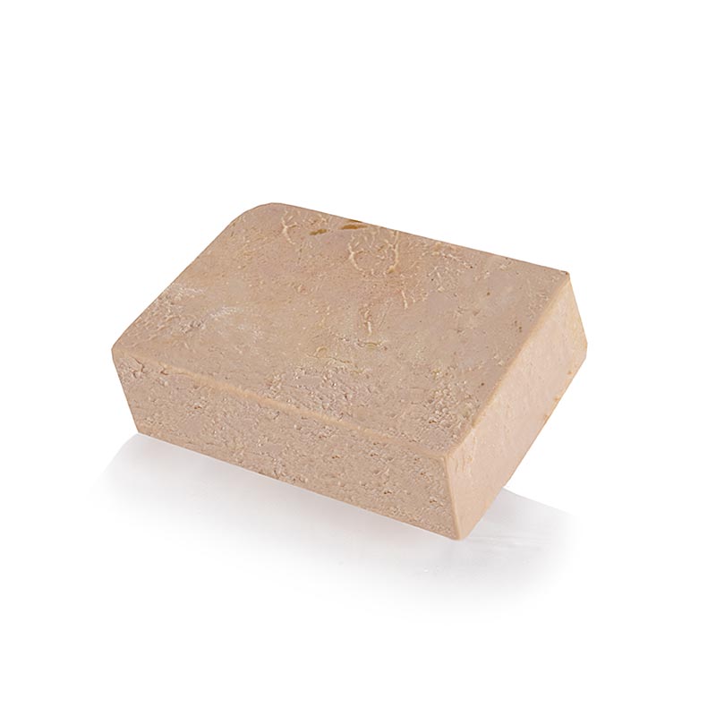 Gänsestopfleberblock, mit Stücken, Foie Gras, Trapez, Halbkonserve, Rougié, 500 g