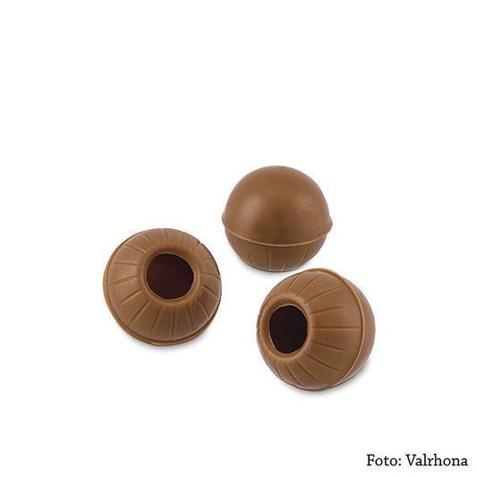 Trüffel-Hohlkugeln, Vollmilchschokolade, ø 25 mm, Valrhona, 1,3 kg, 504 St