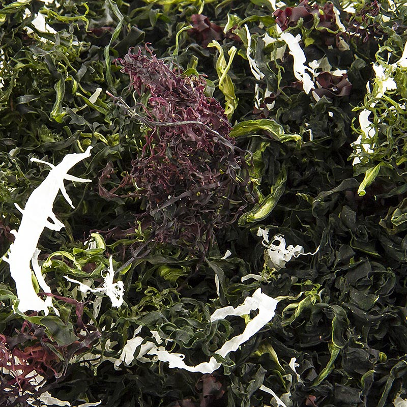 Nihon Shokken - Kaiso Dried Seaweed Mix, Seetang getrocknet, 6 Algensorten für Kaiso Salat, 100 g