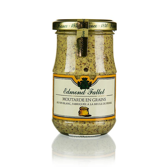 Fallot - Senf, grob, mit Weisswein, 190 ml