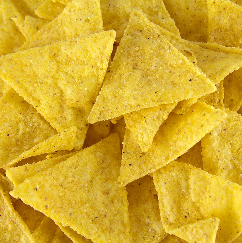 Tortilla Chips natural - gesalzen - Nachochips, El Mariachi, 5,4 kg, 12 x 450g