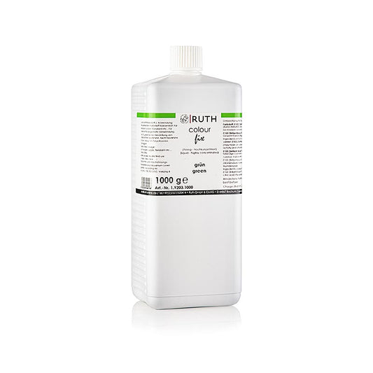 Lebensmittelfarbe Flüssig, grün, 9803, Ruth, 1 kg