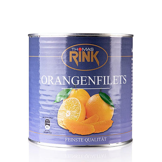 Jens Thile - Orangen-Filets - kalibrierte Segmente, leicht gezuckert, 2,65 kg