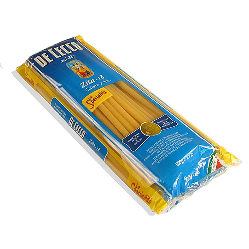 De Cecco Zita, Maccaroni, 4 (6)mm, 24 cm lang, No.18, 12 kg, 24 x 500 g
