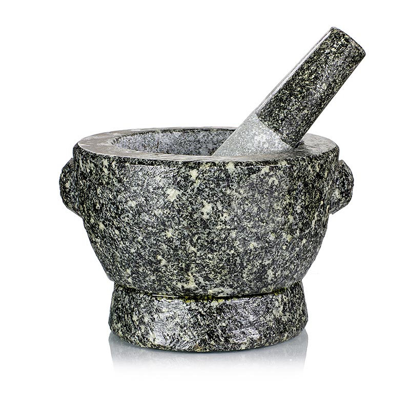Steinmörser, ø 16,5 cm aussen, ø 12 cm innen, 11 cm hoch, ca. 4 kg, 1 St