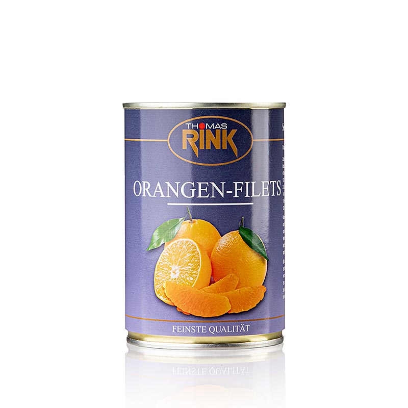 Jens Thiele - Orangen-Filets - kalibrierte Segmente, leicht gezuckert, 425 g