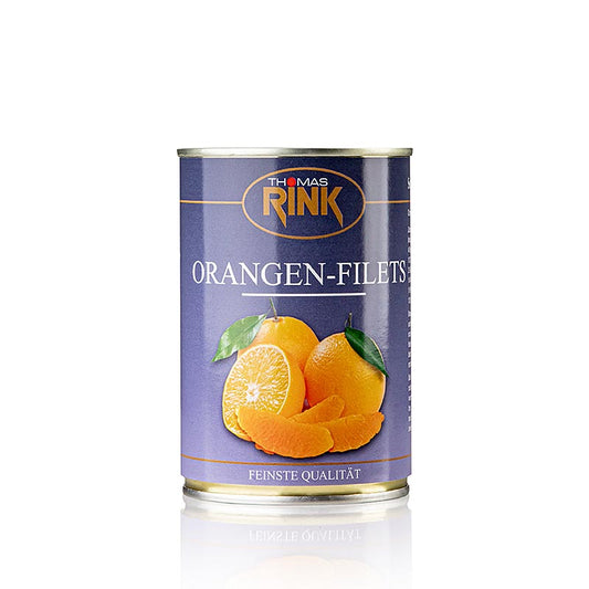 Jens Thiele - Orangen-Filets - kalibrierte Segmente, leicht gezuckert, 425 g