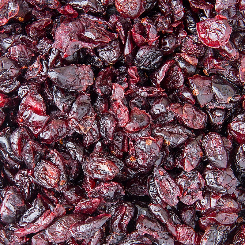 Cranberries/Moosbeeren, getrocknet, ungeschwefelt, gesüsst, hell, USA, 1 kg