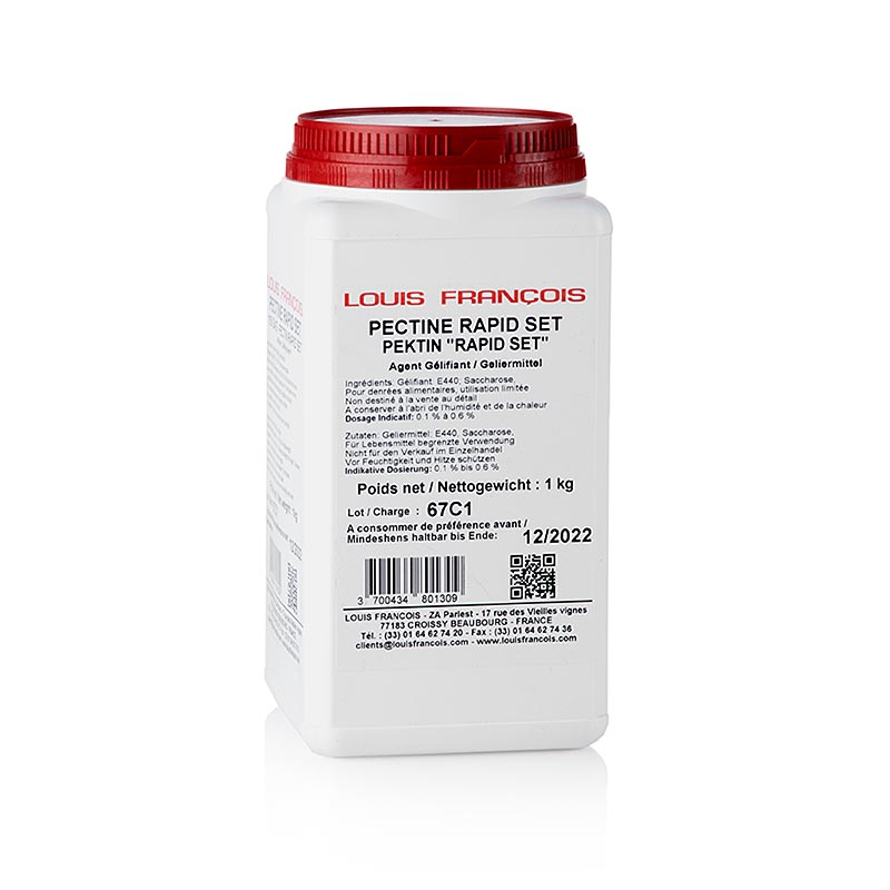 Pektin - Pectine RS 150 - Rapid-Set, Geliermittel für Marmelade/ Konfitüre, 1 kg